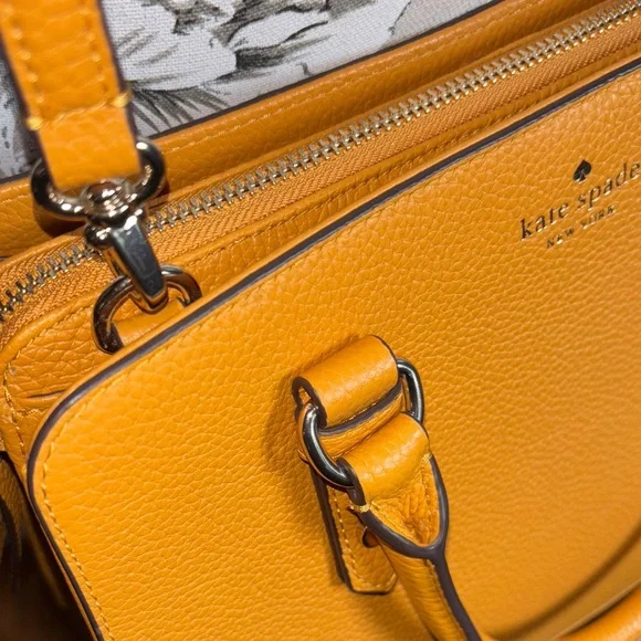 Kate Spade Crossbody Squash Pebbled Leather Purse Bag New With Tag - Picture 5 of 15